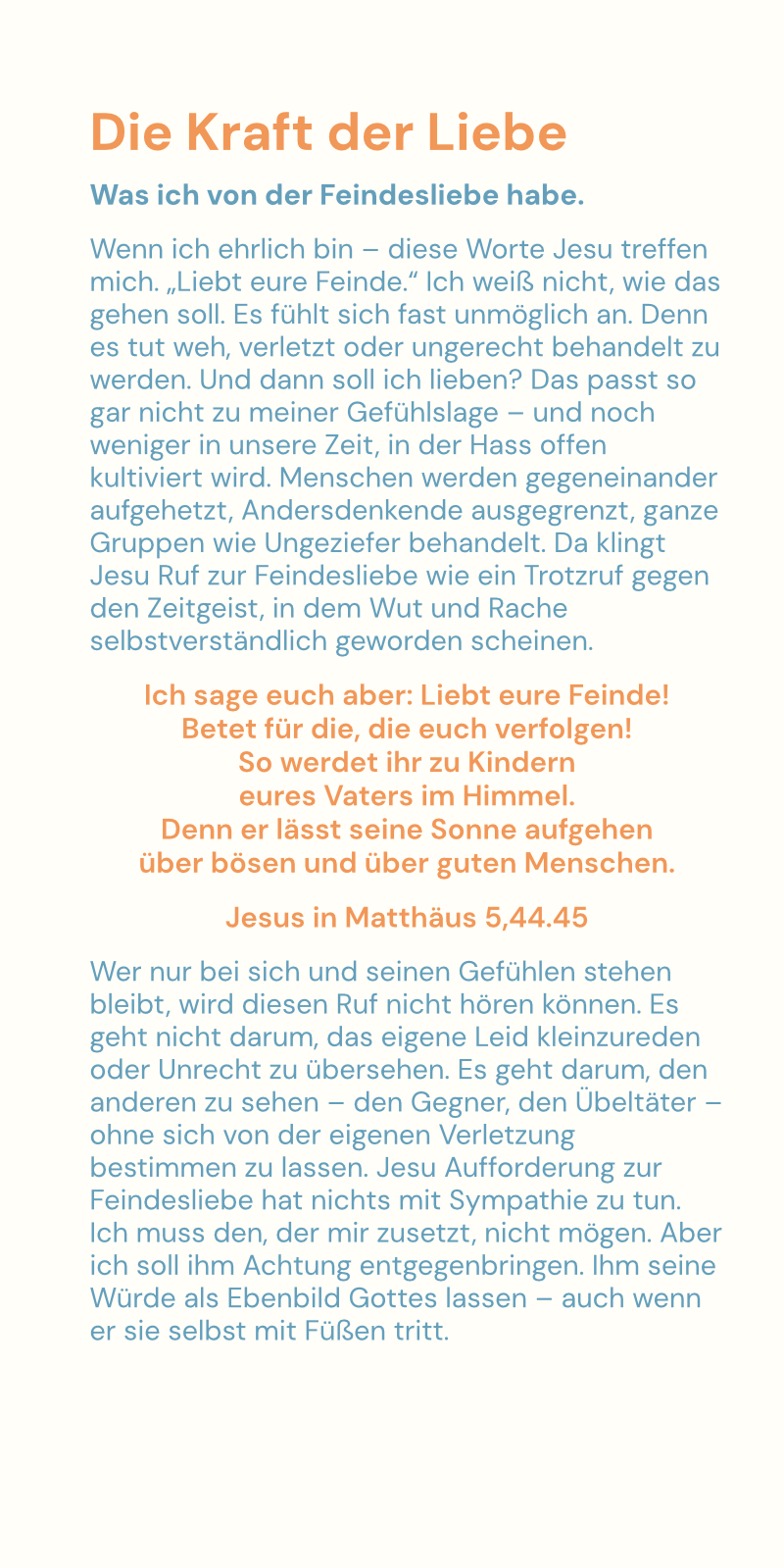 2025 Karte Die Kraft der Liebe 2