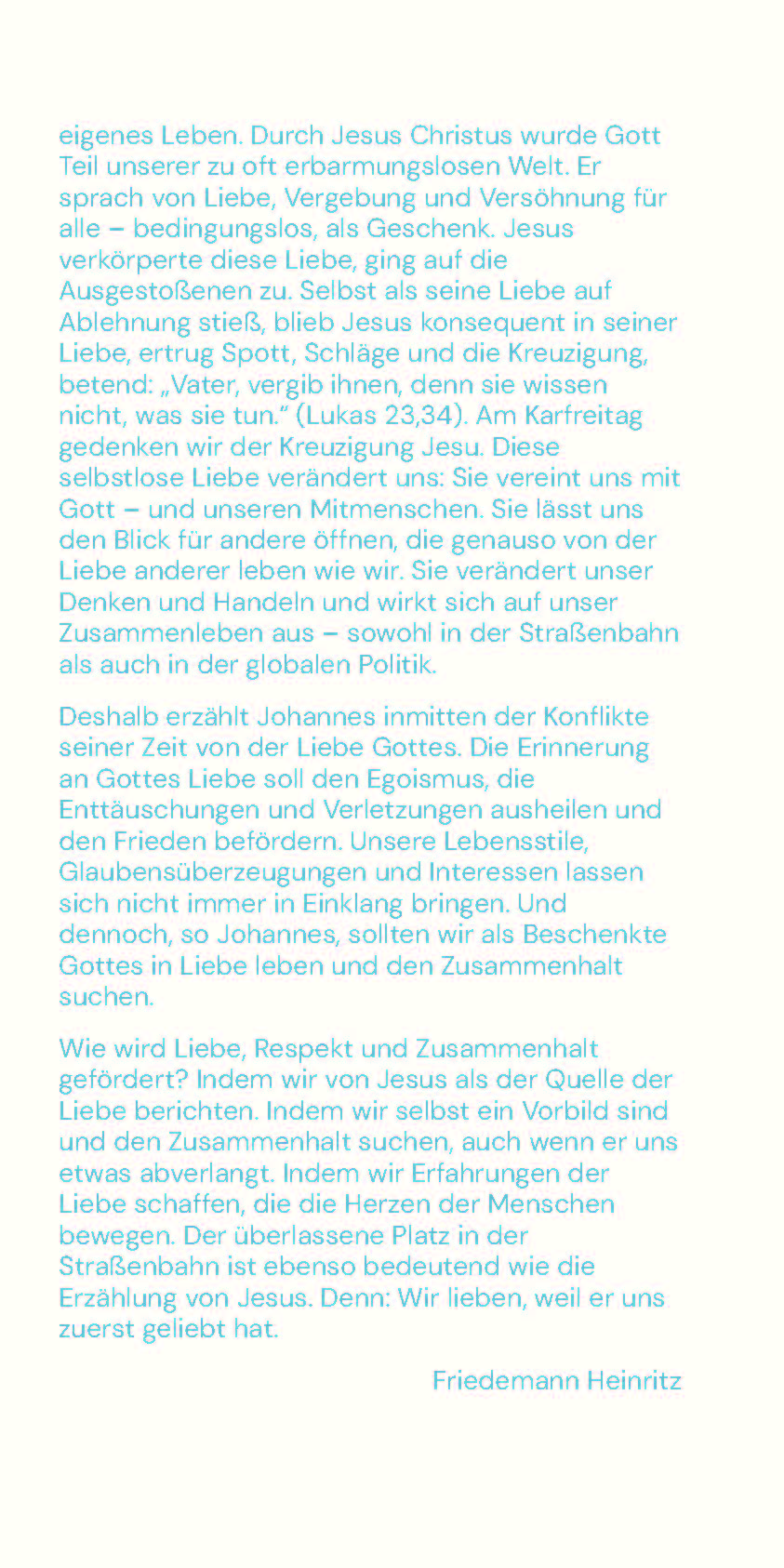 2025 Karte Wir lieben weil er uns zuerst Seite 3